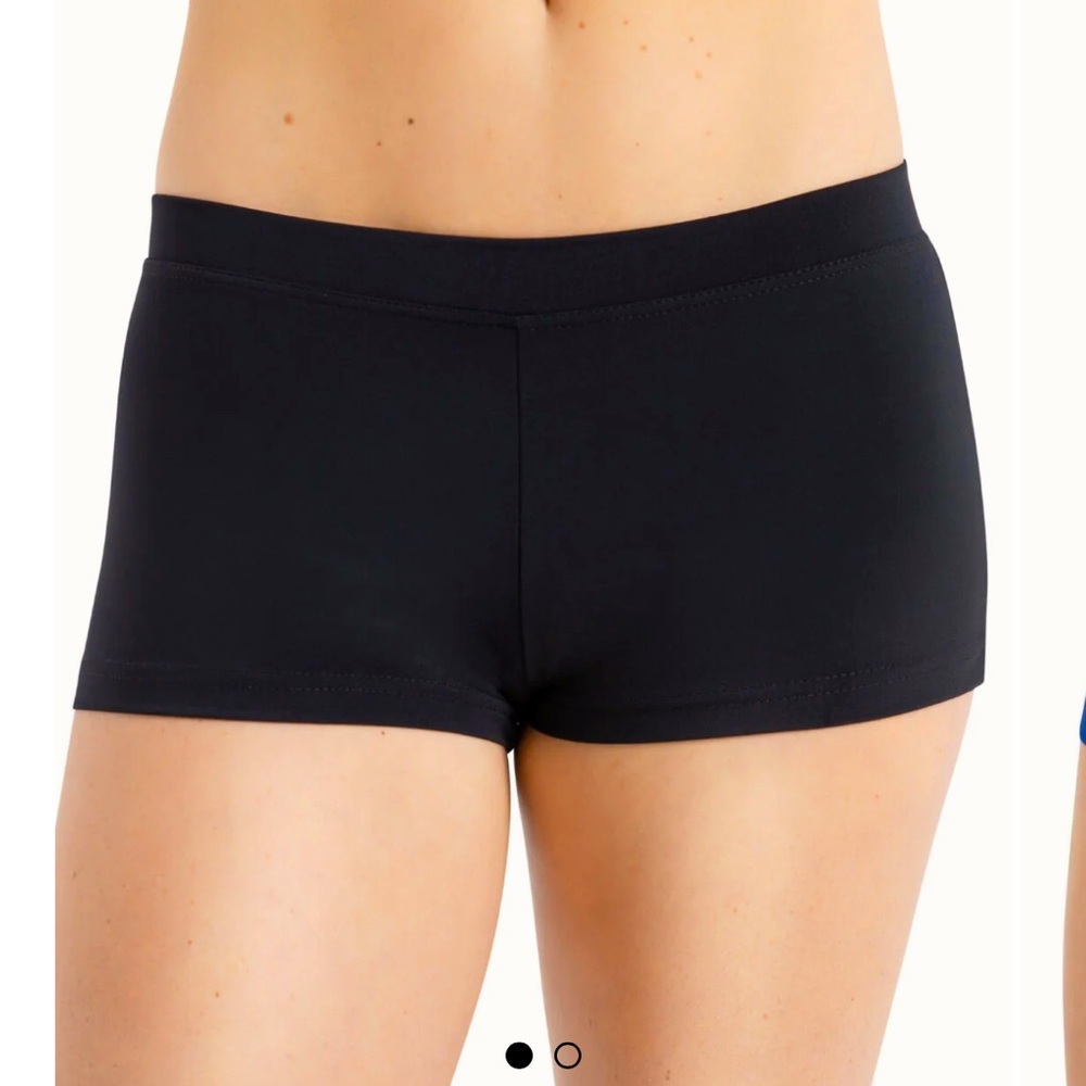 Capezio Boy Cut Low Rise Dance Shorts Activewear Black Shorts Size S Adult - NWT